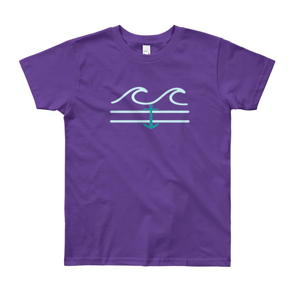 Coastal Crue Youth Short Sleeve T-Shirt (8 - 12 years old) - Fla Coastal Sunshine State Local Gear