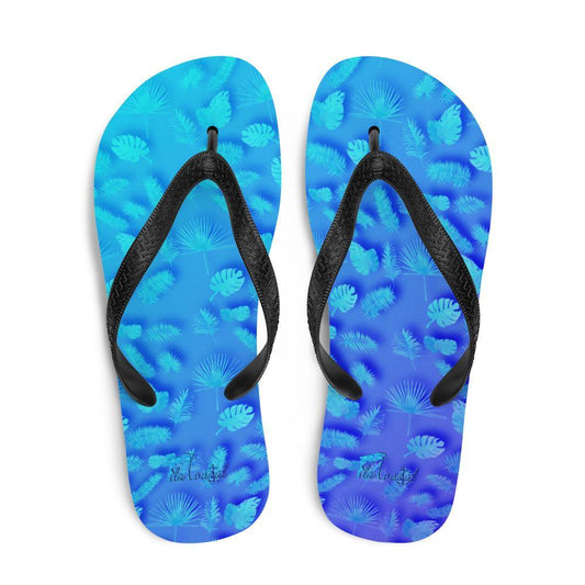 Frond Frenzy Flip-Flops - Fla Coastal Sunshine State Local Gear