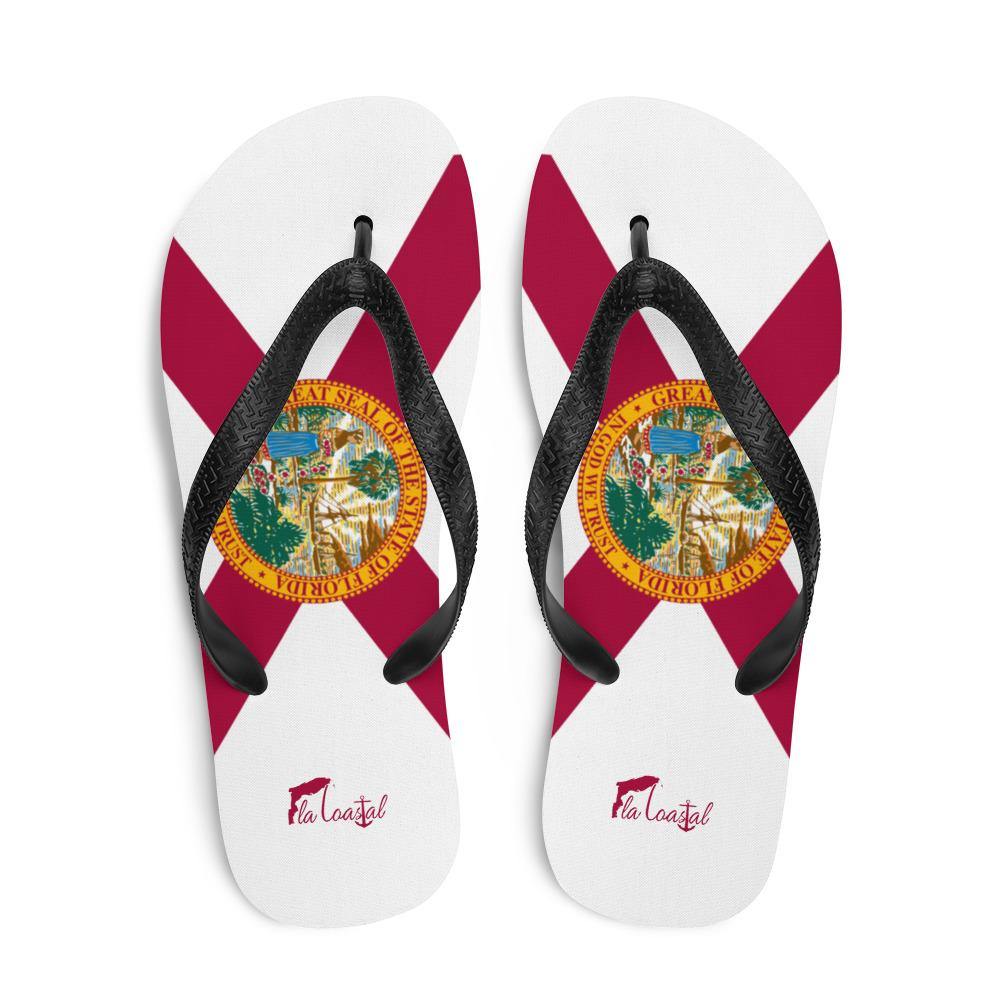 Florida Heritage Flip-Flops - Fla Coastal Sunshine State Local Gear
