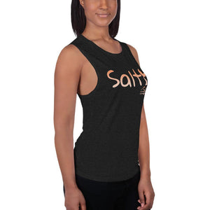 Salty Mermaid Tank (Sunset) - Fla Coastal Sunshine State Local Gear