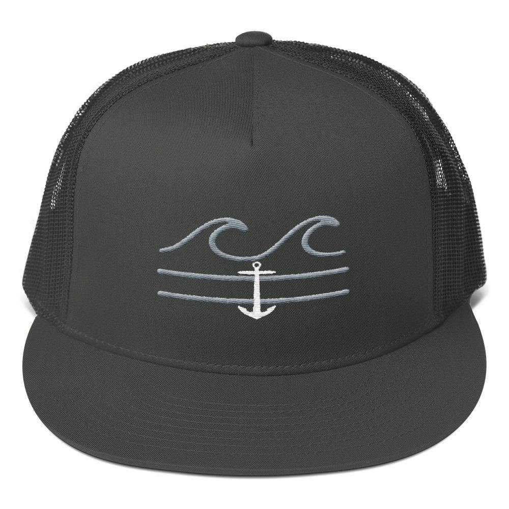 Coastal Crue Flat Bill Trucker - Fla Coastal Sunshine State Local Gear