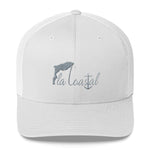 Stone Grey Retro Trucker - Fla Coastal Sunshine State Local Gear