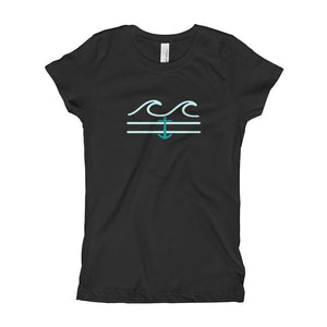 Coastal Crue Girl's Slim Fit T-Shirt (Youth) - Fla Coastal Sunshine State Local Gear