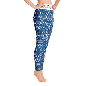 Mermazing Performance Leggings (Blue) - Fla Coastal Sunshine State Local Gear