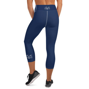 Nauti Blue Performance Leggings - Fla Coastal Sunshine State Local Gear