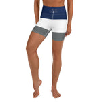 Nauti Lines Yoga Shorts - Fla Coastal Sunshine State Local Gear