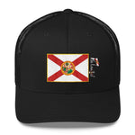 Florida Heritage Retro Trucker - Fla Coastal Sunshine State Local Gear