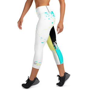 Bahama Splash Edition Capri Leggings - Fla Coastal Sunshine State Local Gear