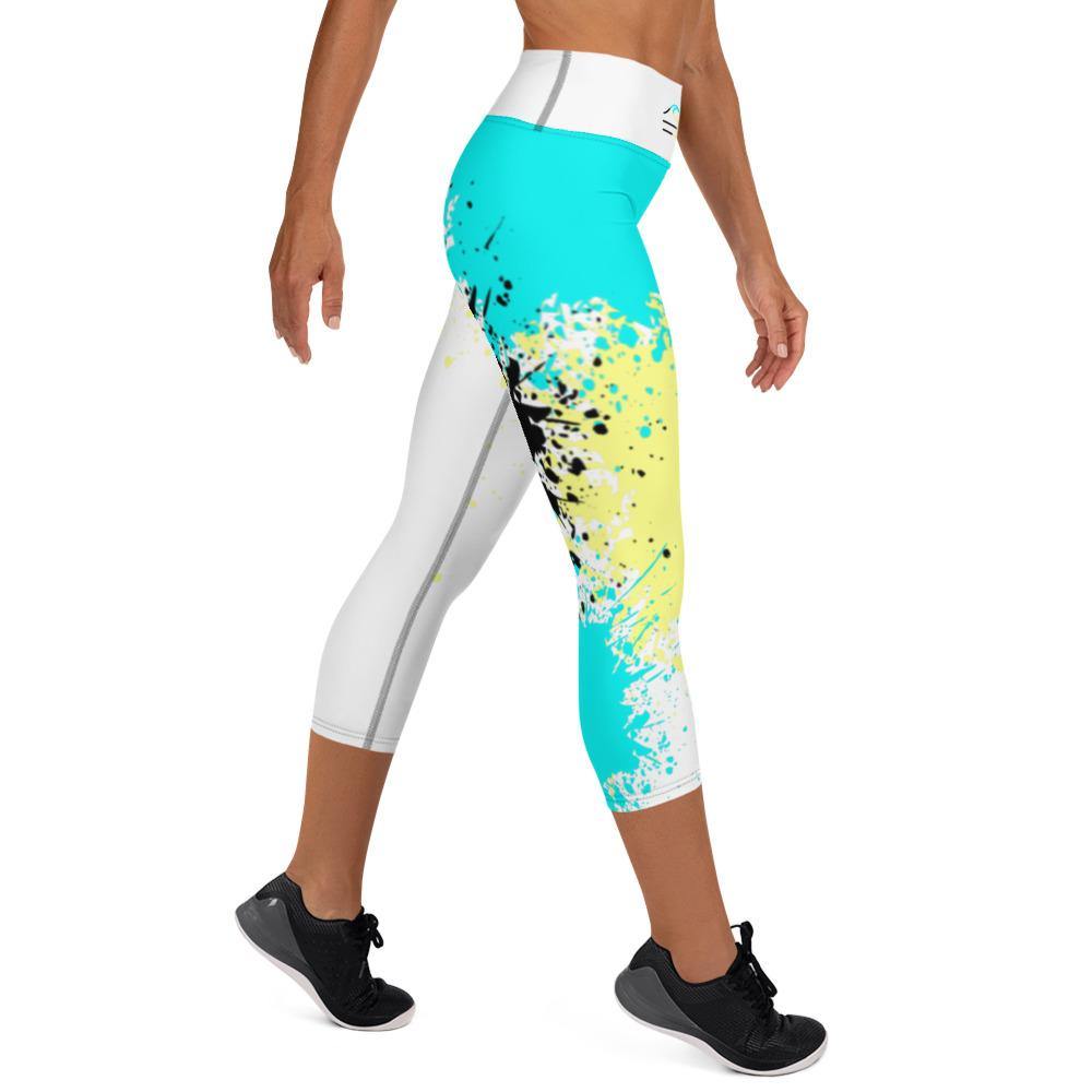 Bahama Splash Edition Capri Leggings - Fla Coastal Sunshine State Local Gear
