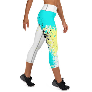 Bahama Splash Edition Capri Leggings - Fla Coastal Sunshine State Local Gear