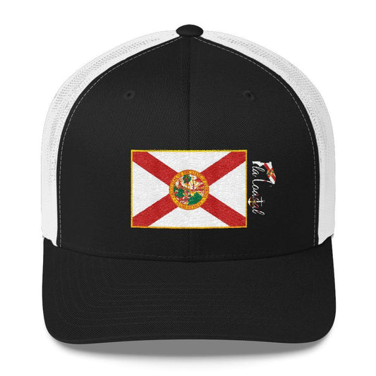 Florida Heritage Retro Trucker - Fla Coastal Sunshine State Local Gear
