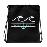 Black Drawstring bag - Fla Coastal Sunshine State Local Gear